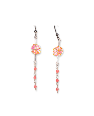 ARETES FLORECITA - Rosa
